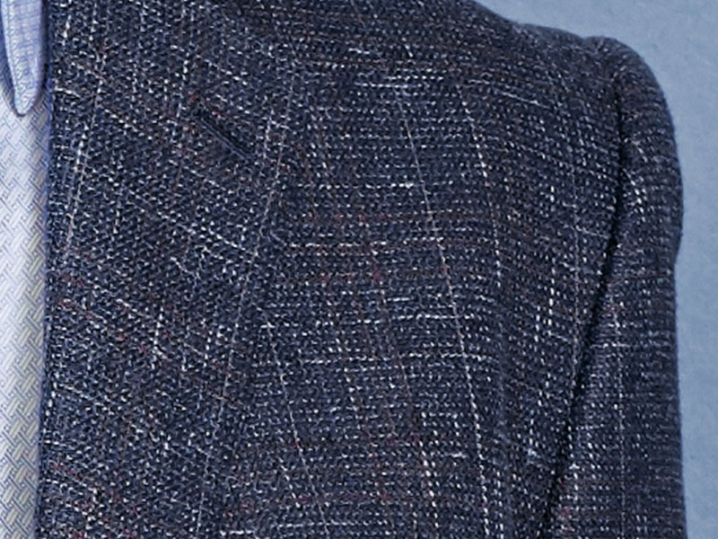 Collection Windowpane Textured Blazer For Men