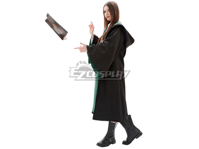 Harry Potter Female Slytherin Robe School Uniform Halloween Cosplay Costume