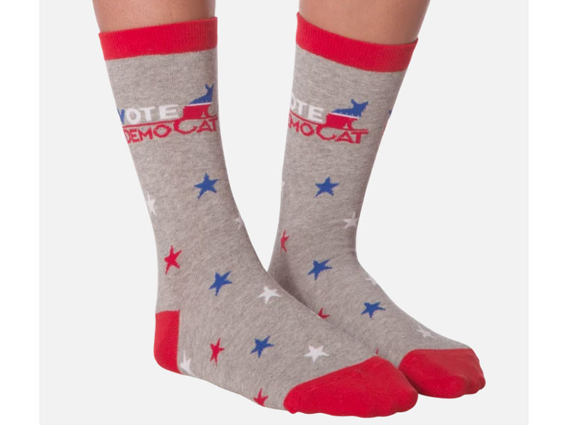 K. Bell Socks Women's Democat Crew Socks