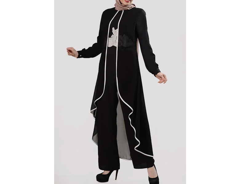 Women's Layered Everyday Jumpsuit Black