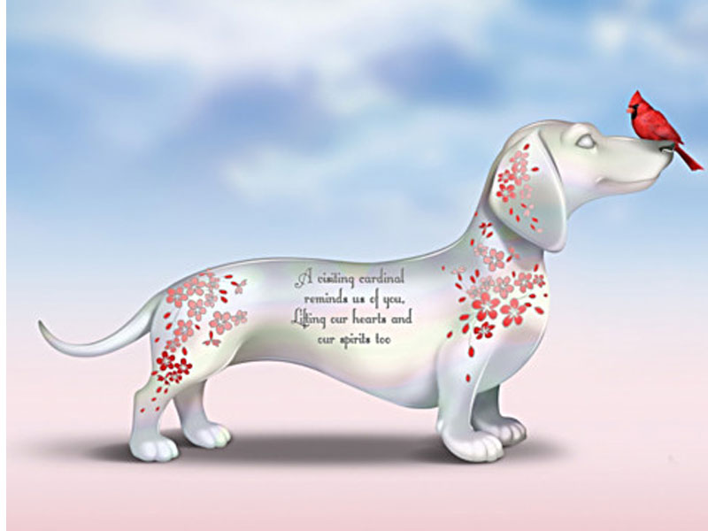 Blake Jensen Dachshund Remembrance Figurine