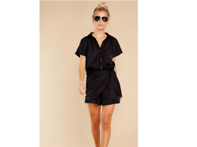 Women's Awaited Chance Black Romper