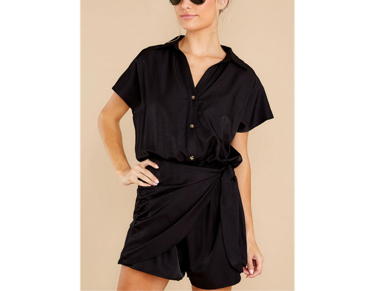 Women's Awaited Chance Black Romper