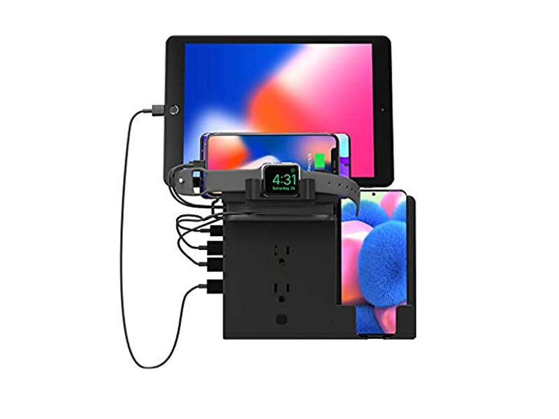 RapidX MyCharging Station- 58W Total 7 Device Charger