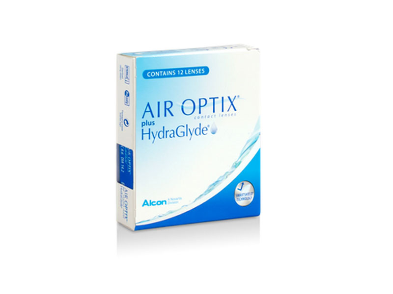 Air Optix Plus Hydraglyde Contact Lenses 12 Pack