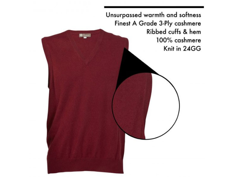 Men’s Cashmere Vest