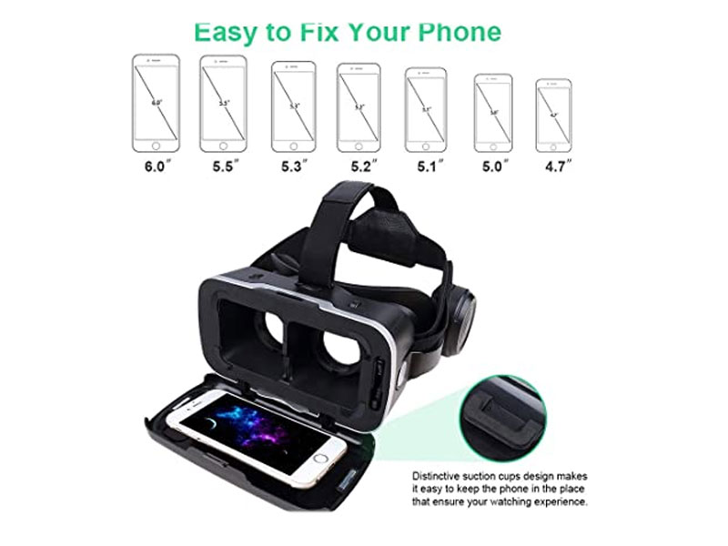 Pansonite Vr Headset with Remote Controller