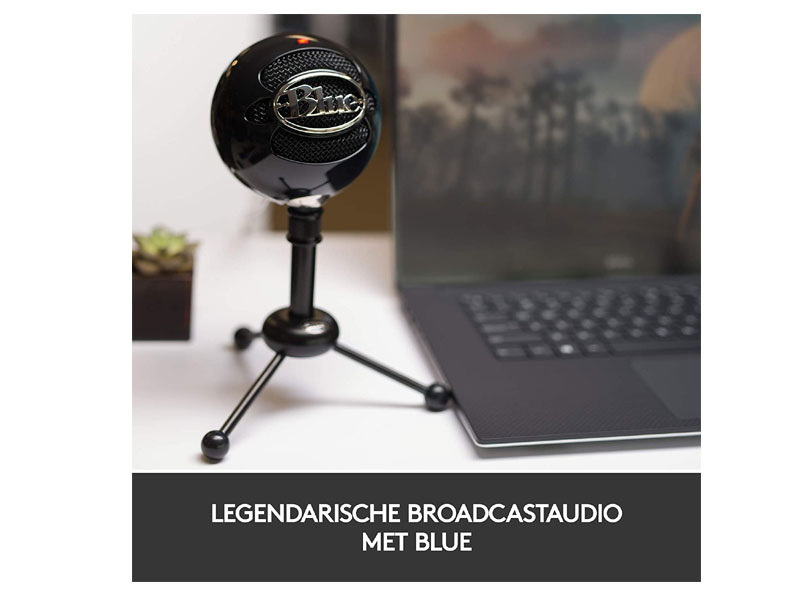 Blue Snowball USB Microphone in Gloss Black