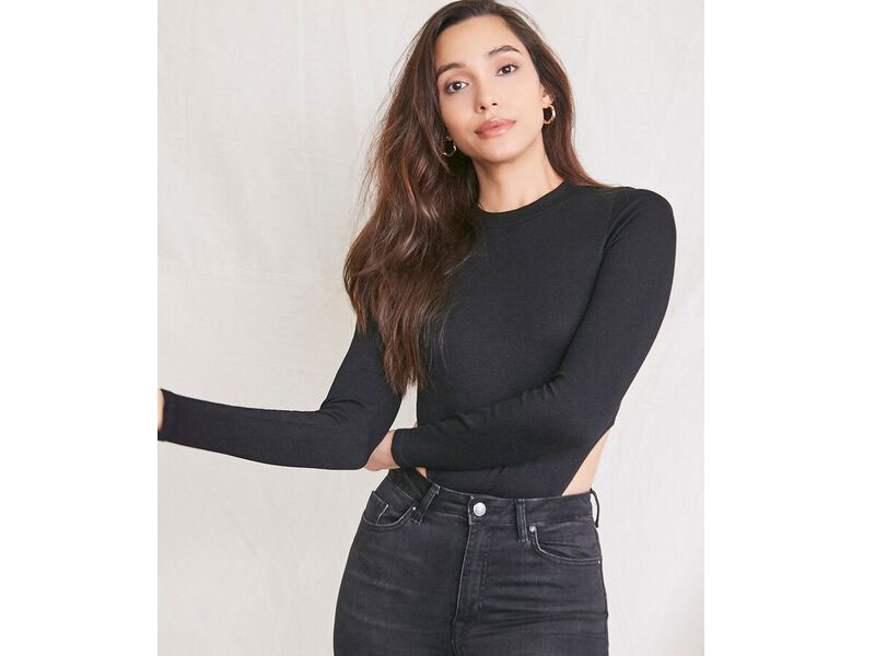 Women's High-Cut Long-Sleeve Bodysuit