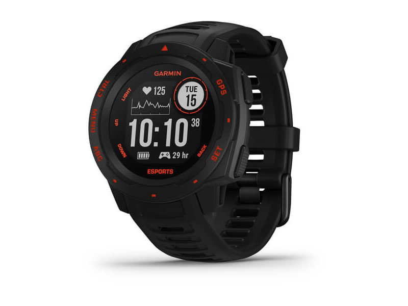 Garmin Instinct Esports Edition Smartwatch Black Lava