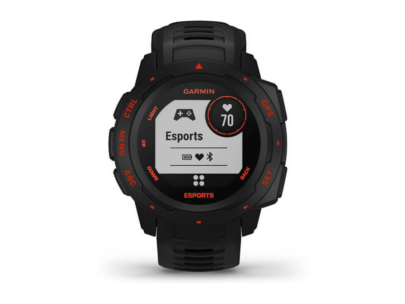 Garmin Instinct Esports Edition Smartwatch Black Lava