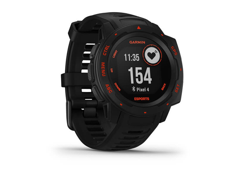 Garmin Instinct Esports Edition Smartwatch Black Lava