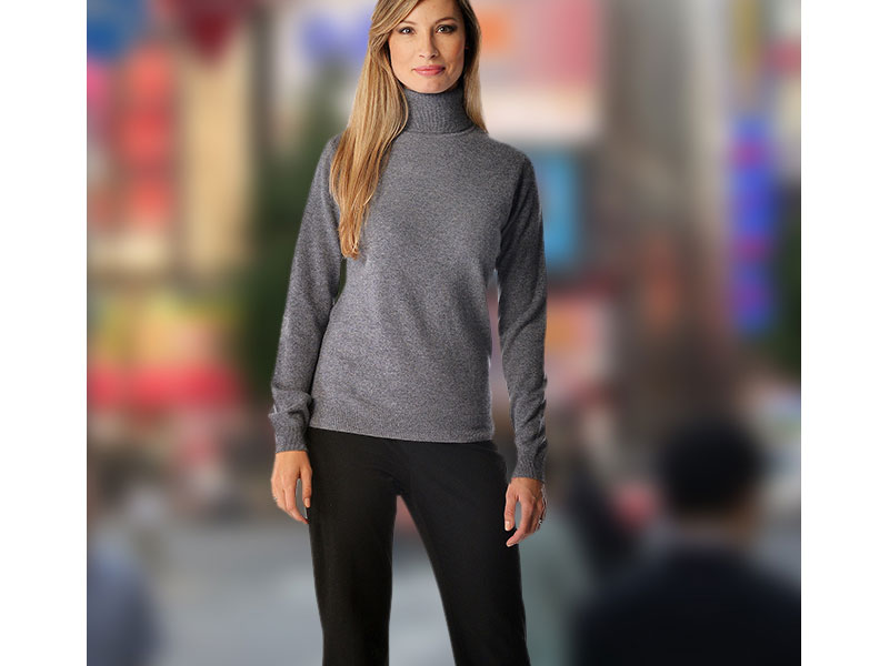 Women’s Pure Cashmere Turtle Neck Sweater