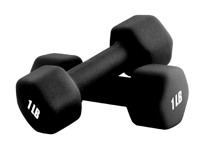 Portzon Set of 2 Neoprene Dumbbell Hand Weights