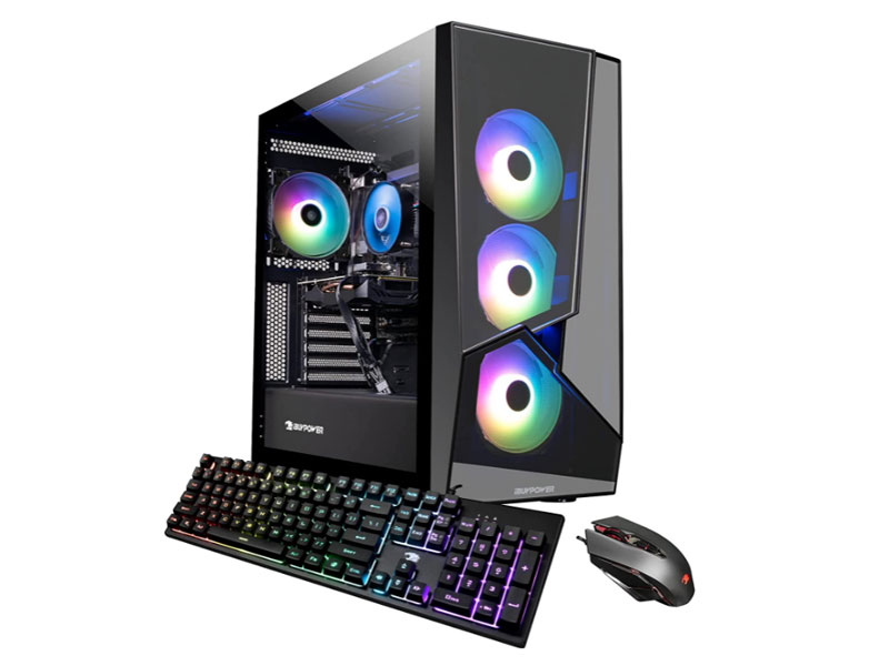 iBUYPOWER Pro Gaming PC Computer Desktop Slate 5 MR 215A