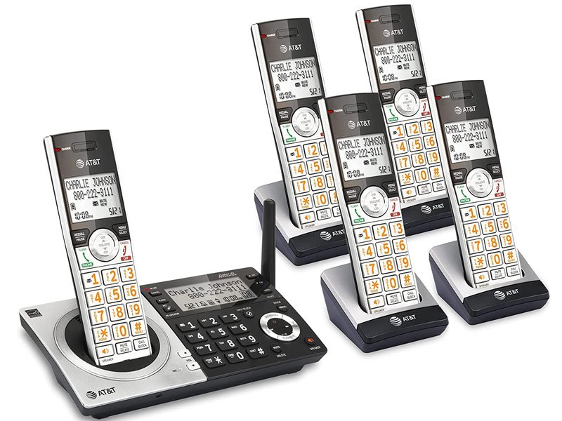 AT&T Cl83507 Dect 6.0 5-Handset Cordless Phone