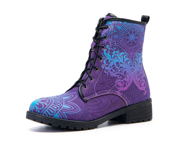 Plus Size Women's Casual Butterfly Printing Boots