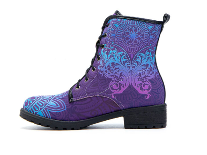Plus Size Women's Casual Butterfly Printing Boots