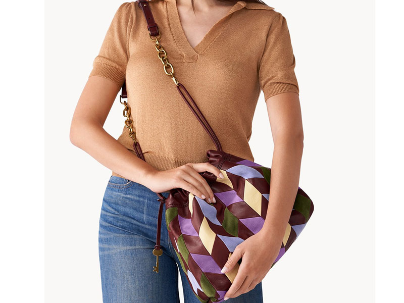 Women's Fossil Gigi Drawstring Shoulder Bag