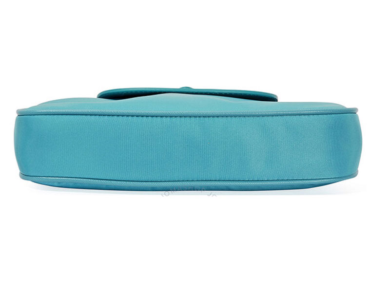 Prada Nylon Crossbody Bag in Turquoise