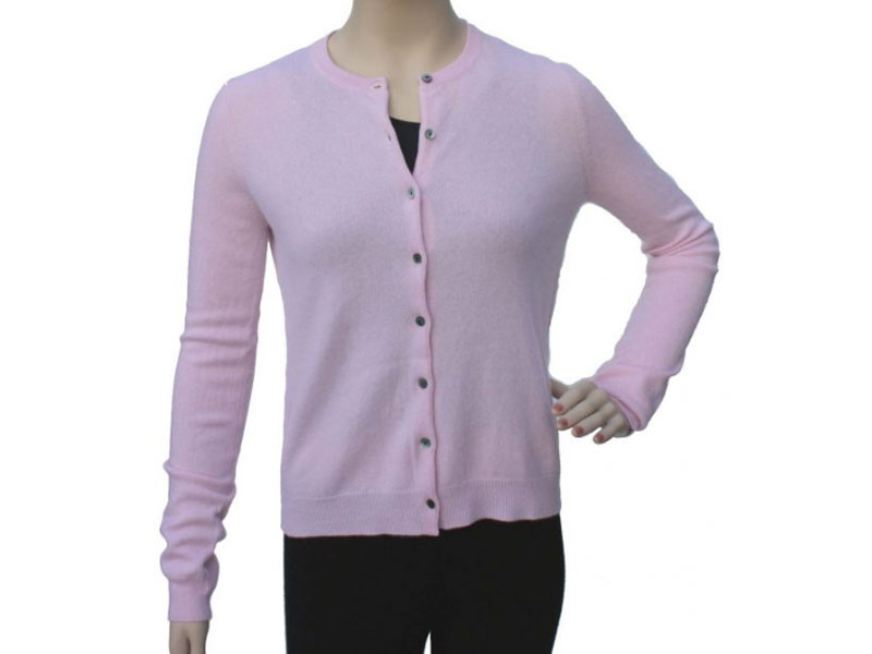 Women’s Cashmere Round Neck Cardigan