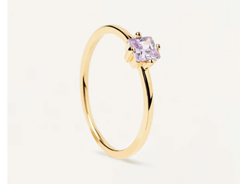 Anello Pdpaola Iis lavanda da donna