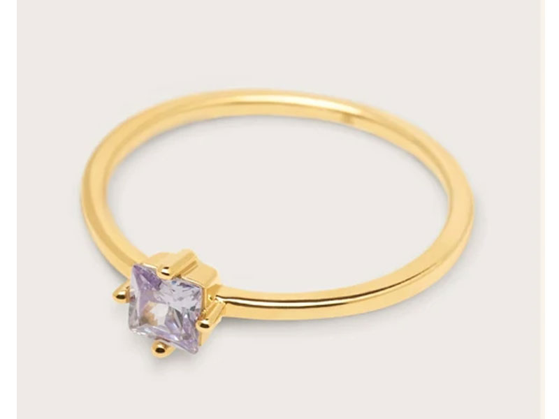 Anello Pdpaola Iis lavanda da donna