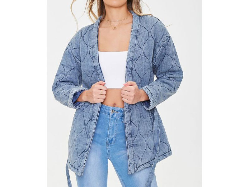 Women's Quilted Wrap Jacket