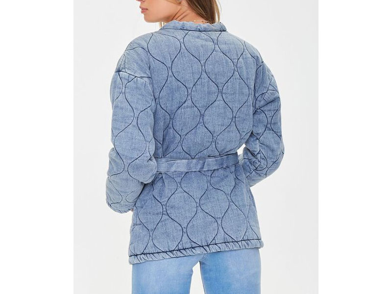 Women's Quilted Wrap Jacket