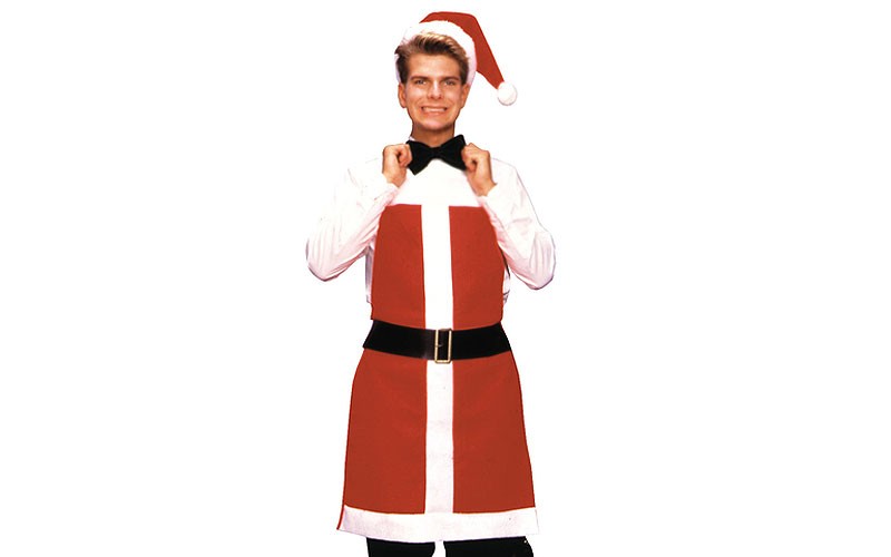 Men's Santa Bartender Costume