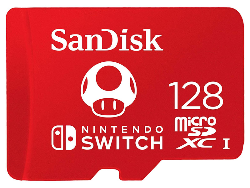 SanDisk 128GB microSDXC Card for Nintendo Switch