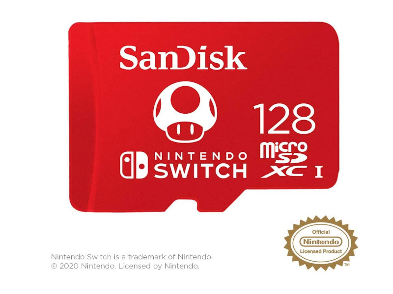 SanDisk 128GB microSDXC Card for Nintendo Switch