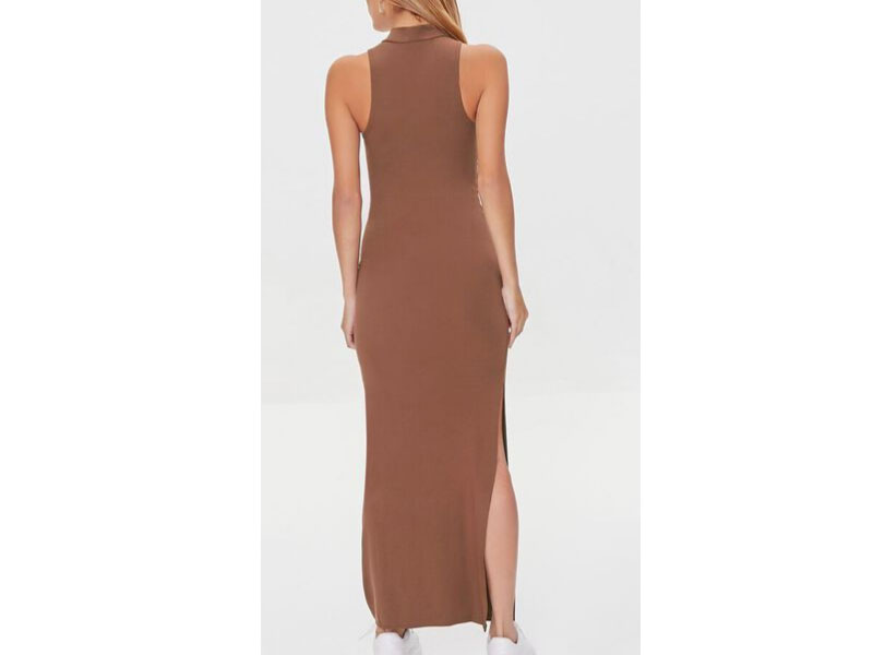 Women's Mock Neck Maxi Dress