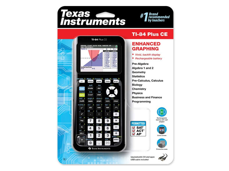 Texas Instruments TI-84 Plus CE Color Graphing Calculator