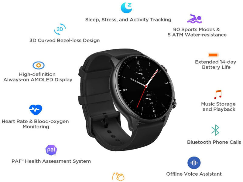 Amazfit GTR 2 Smart Watch for Android iPhone