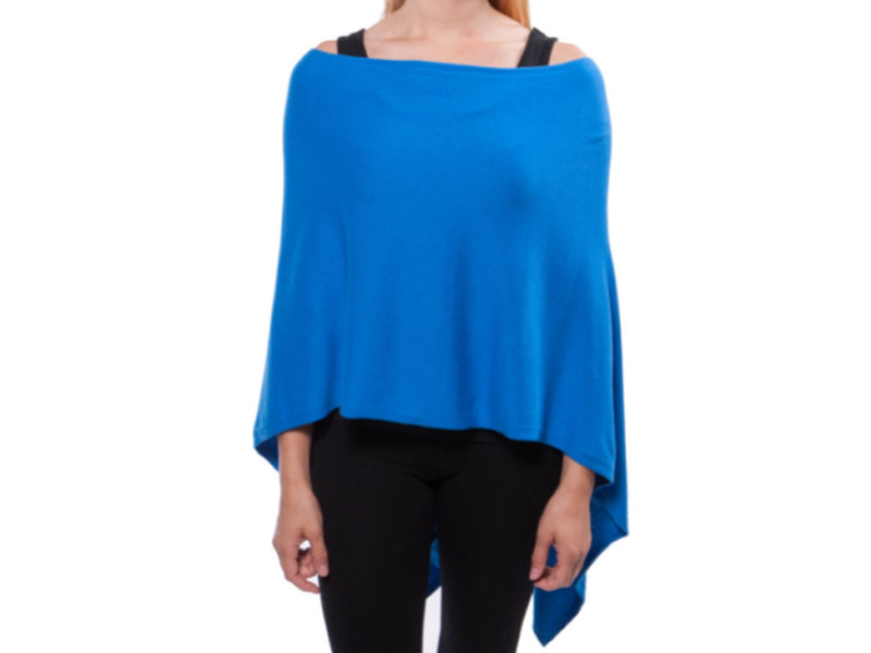 Women's Pure Cashmere Topper Style Poncho