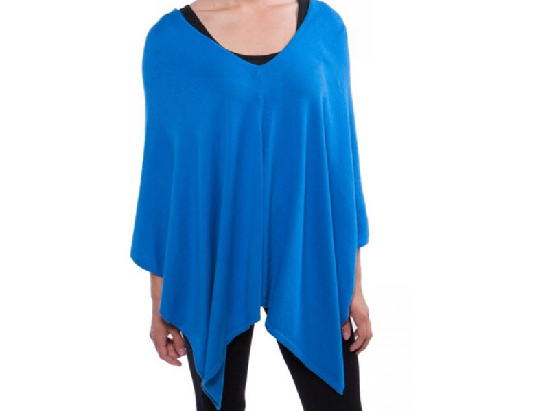 Women's Pure Cashmere Topper Style Poncho