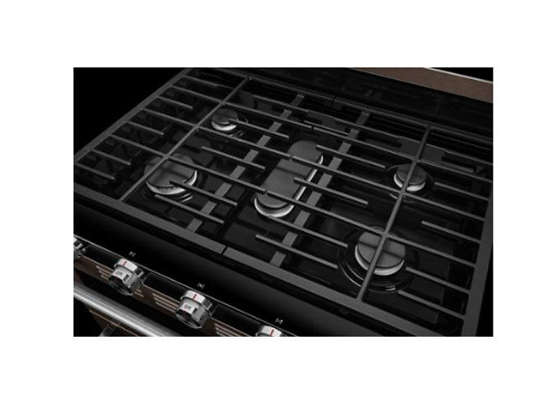 KitchenAid 30-Inch 5 Burner Gas Double Oven Convection Range