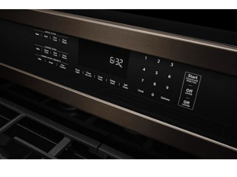 KitchenAid 30-Inch 5 Burner Gas Double Oven Convection Range