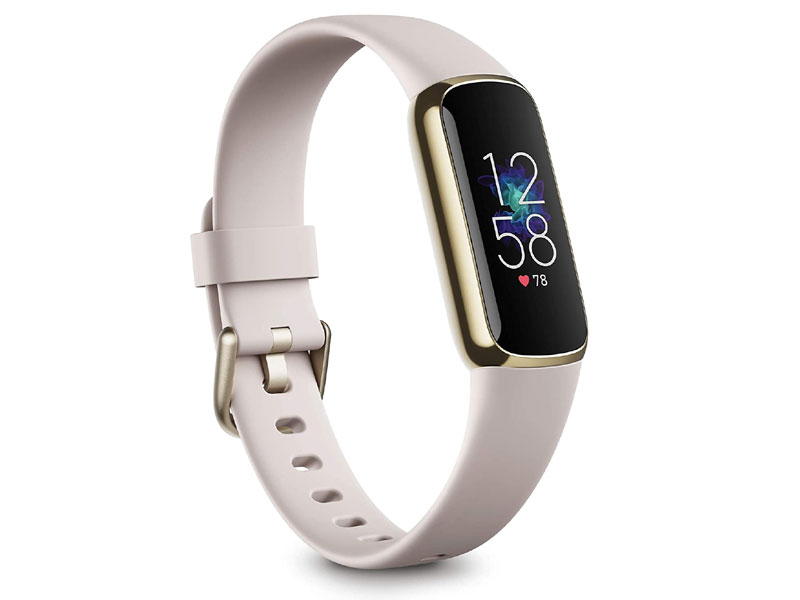 Fitbit Luxe Fitness & Wellness Tracker Lunar White/Soft Gold