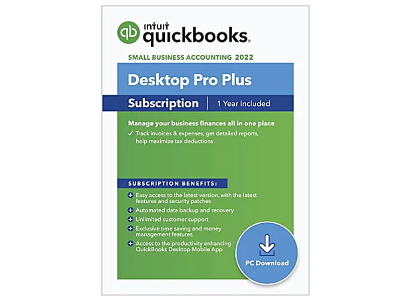 QuickBooks Desktop Pro Plus 2022