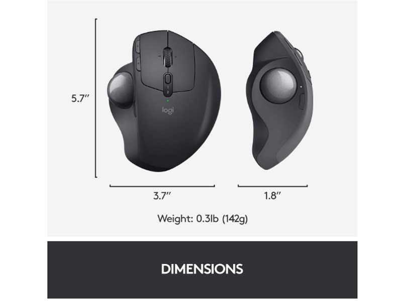 Logitech MX Ergo Wireless Trackball Mouse