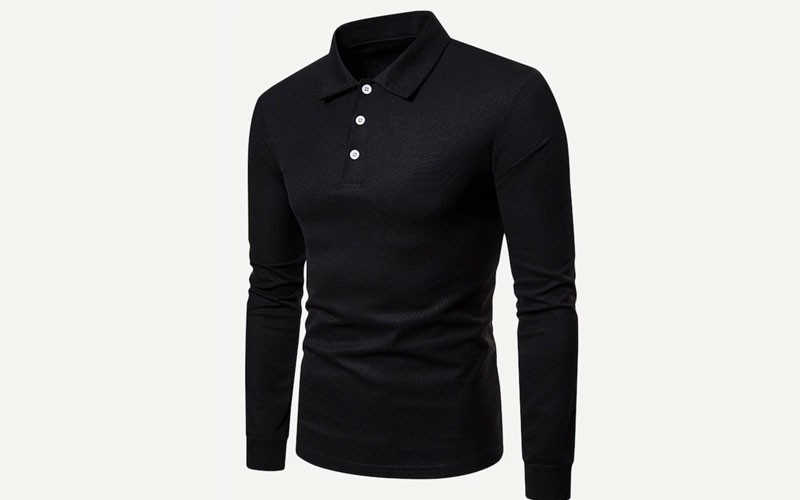 Men Solid Polo Shirt