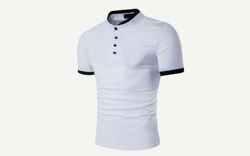 Men Ringer Polo Shirt