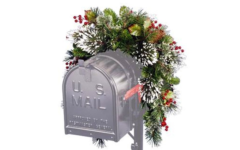 National Tree Company 36 Wintry Pine Mailbox Swag