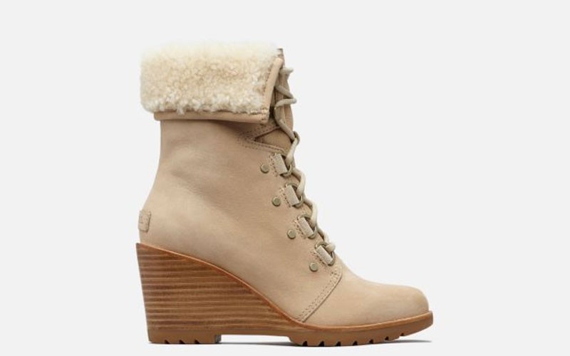  Womens After Hours Lace Shearling Boot