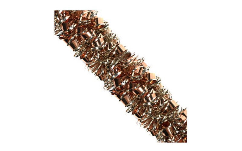 DONNER & BLITZEN 10'Curly Tinsel Garland