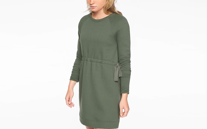 Studio Cinch Sweatshirt Dress