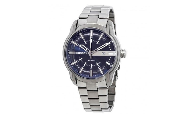 Diesel Armbar Blue Dial Mens Watch