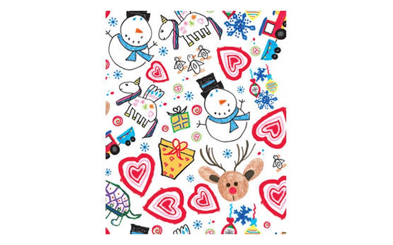 St Jude Holiday Gift Wrap - Icon Toss